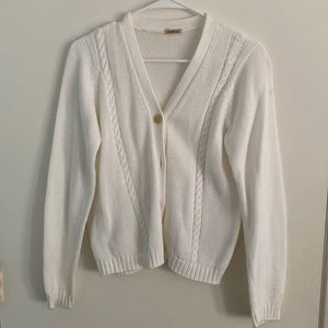 Malo white cardigan